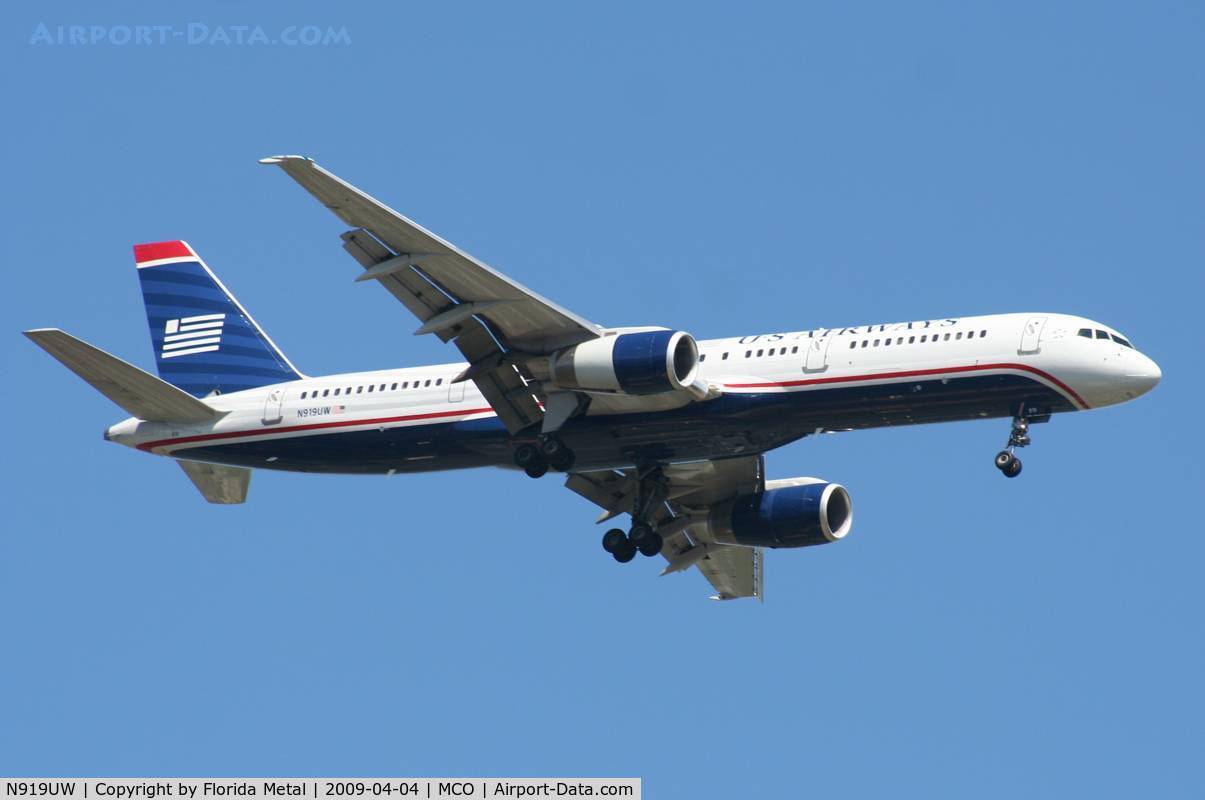 N919UW, 1982 Boeing 757-225 C/N 22198, US Airways 757-200
