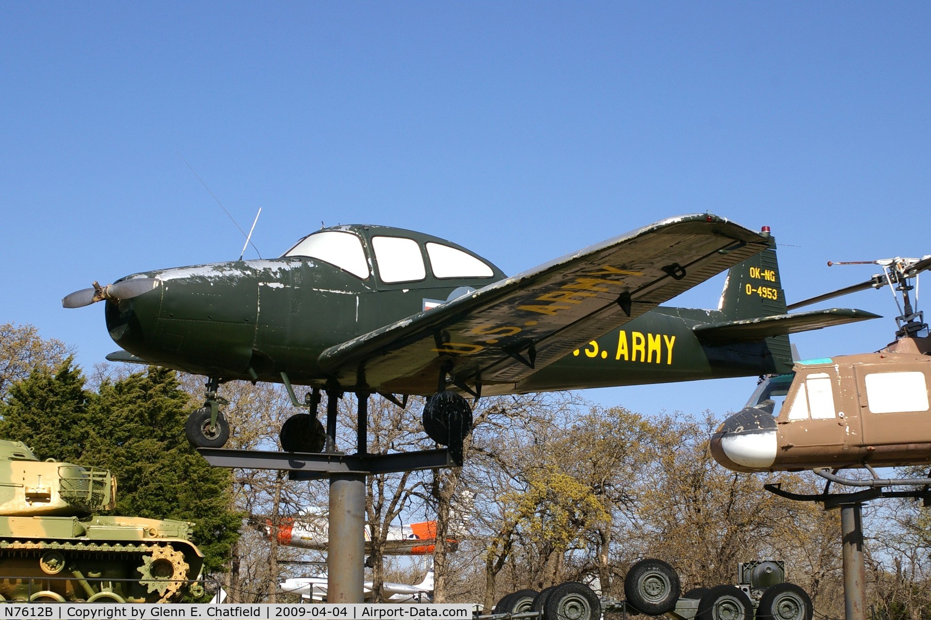 N7612B, North American L-17C Navion C/N NAV-4-953, At the 45th Infantry Division Museum, Oklahoma City