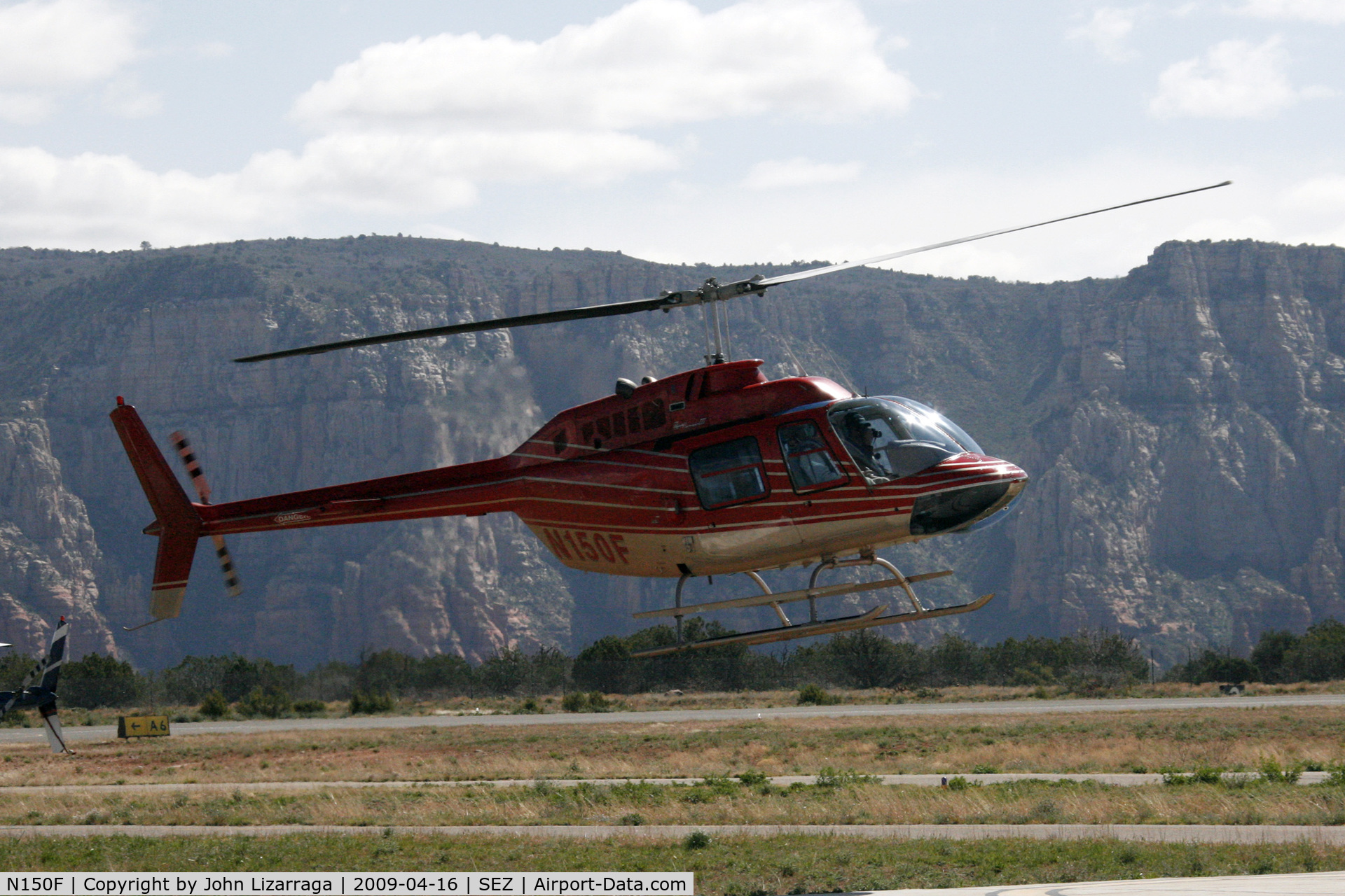 N150F, 1975 Bell 206B JetRanger II C/N 1866, Red Rock Hellicopter Tours, Sedona AZ