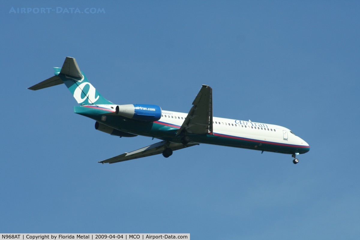 N968AT, 2001 Boeing 717-200 C/N 55029, Air Tran 717