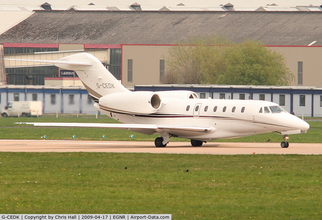 G-CEDK, 2006 Cessna 750 Citation X Citation X C/N 750-0252, owned by the Duke of Westminster