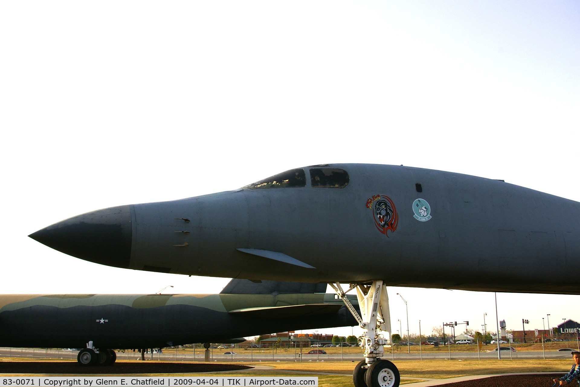 83-0071, 1983 Rockwell B-1B Lancer C/N 8, Heritage Collection at Tinker AFB, OK