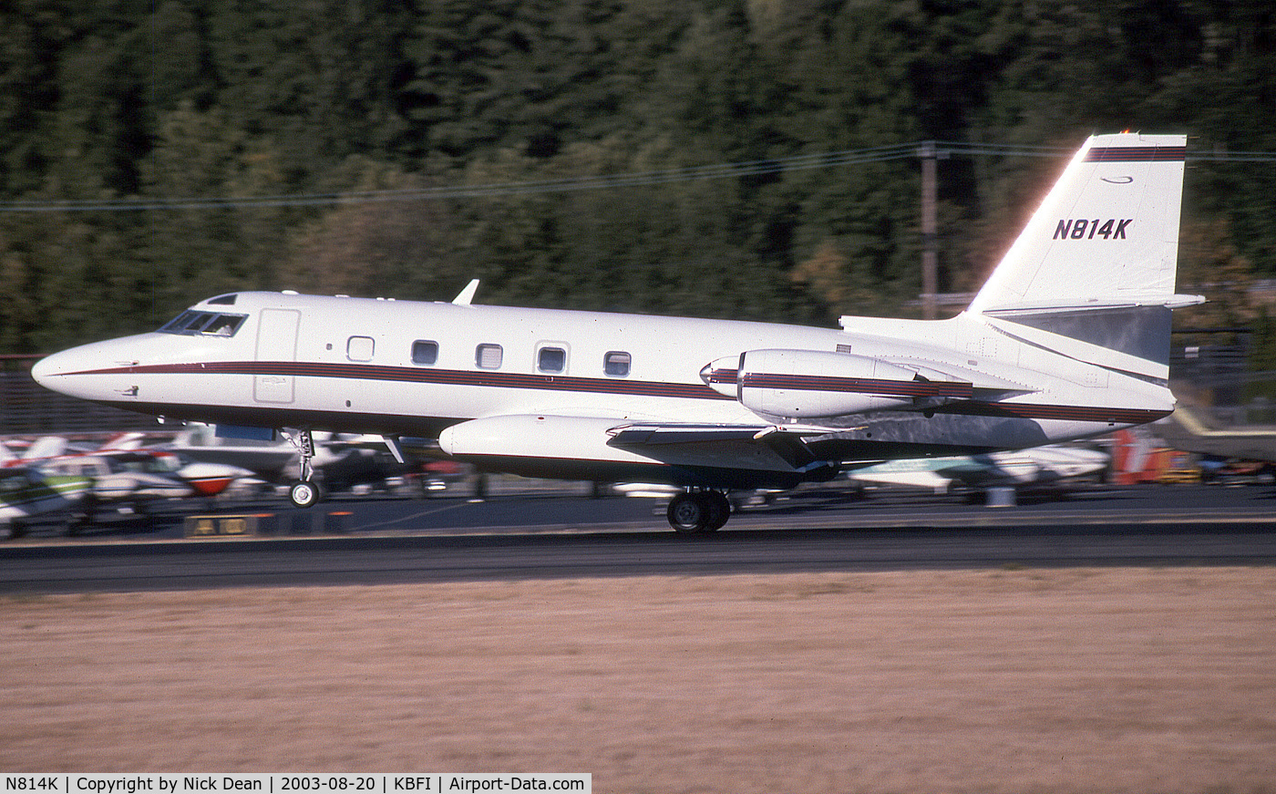 N814K, 1977 Lockheed L-1329-25 Jetstar II C/N Aircraft was picked clean of usable parts and then cut up for scrap  February/March 2015, KBFI