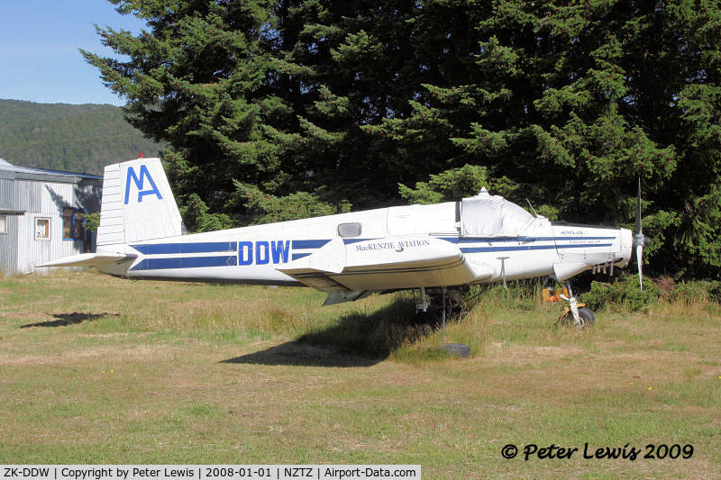 ZK-DDW, NZ Aerospace FU24-950 C/N 159, K J & P J MacKenzie, Gore