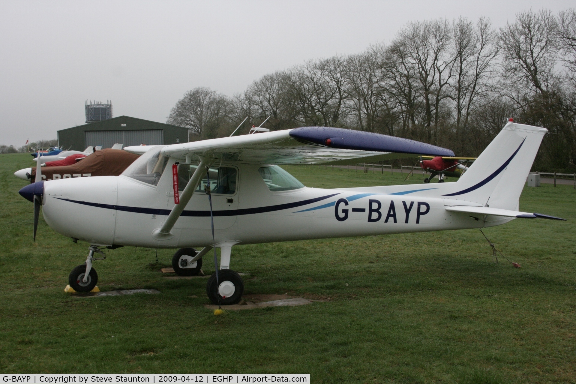 G-BAYP, 1973 Cessna 150L C/N 150-74017, Taken at Popham Airfield, England on a gloomy April Sunday (12/04/09)