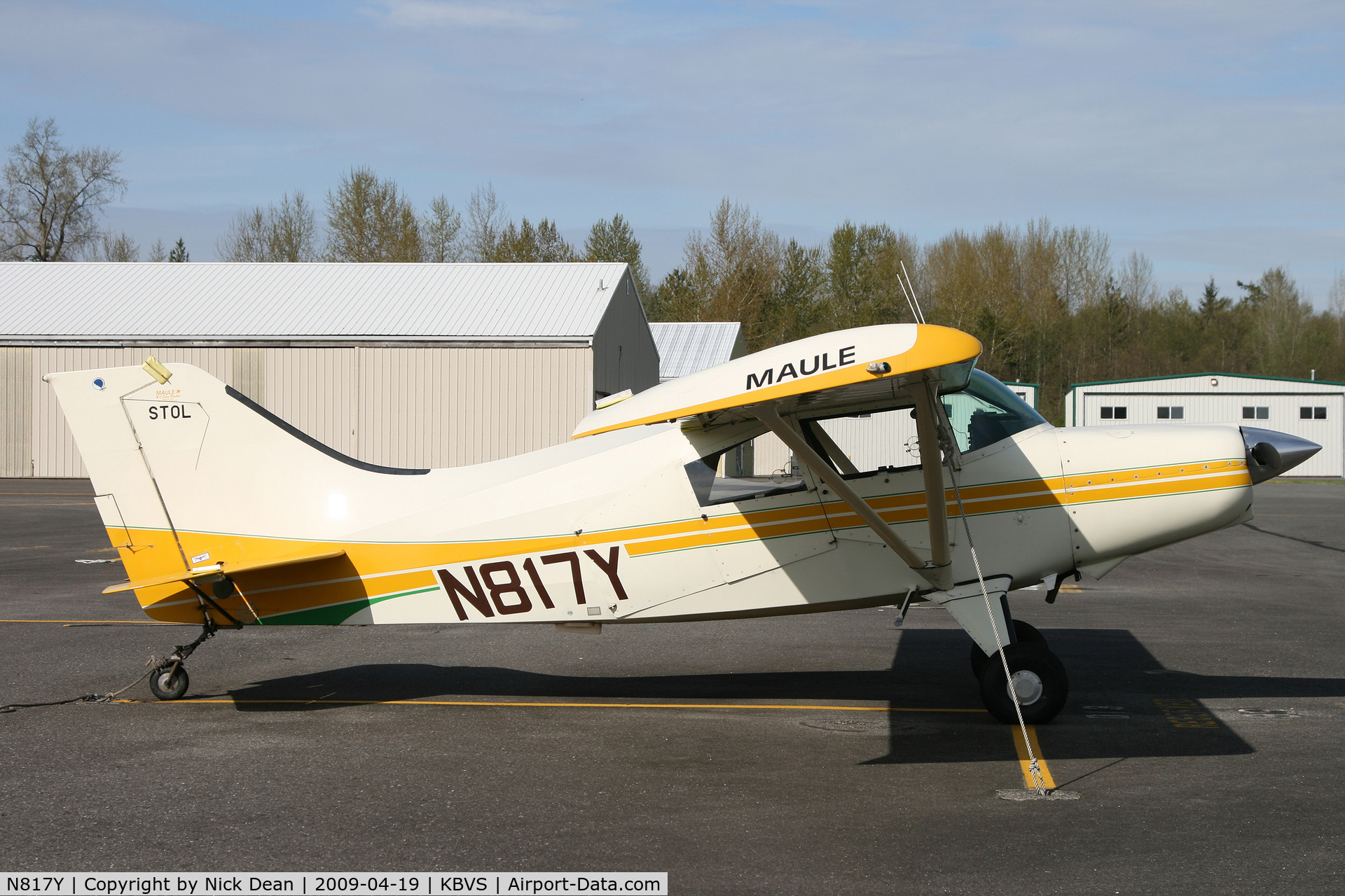 N817Y, Maule M-5-180C C/N 8085C, KBVS