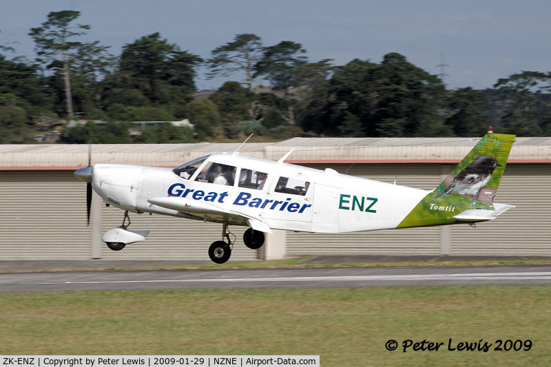 ZK-ENZ, Piper PA-32-260 Cherokee Six Cherokee Six C/N 32-1117, Great Barrier Airlines Flight Operations Ltd., Auckland Airport