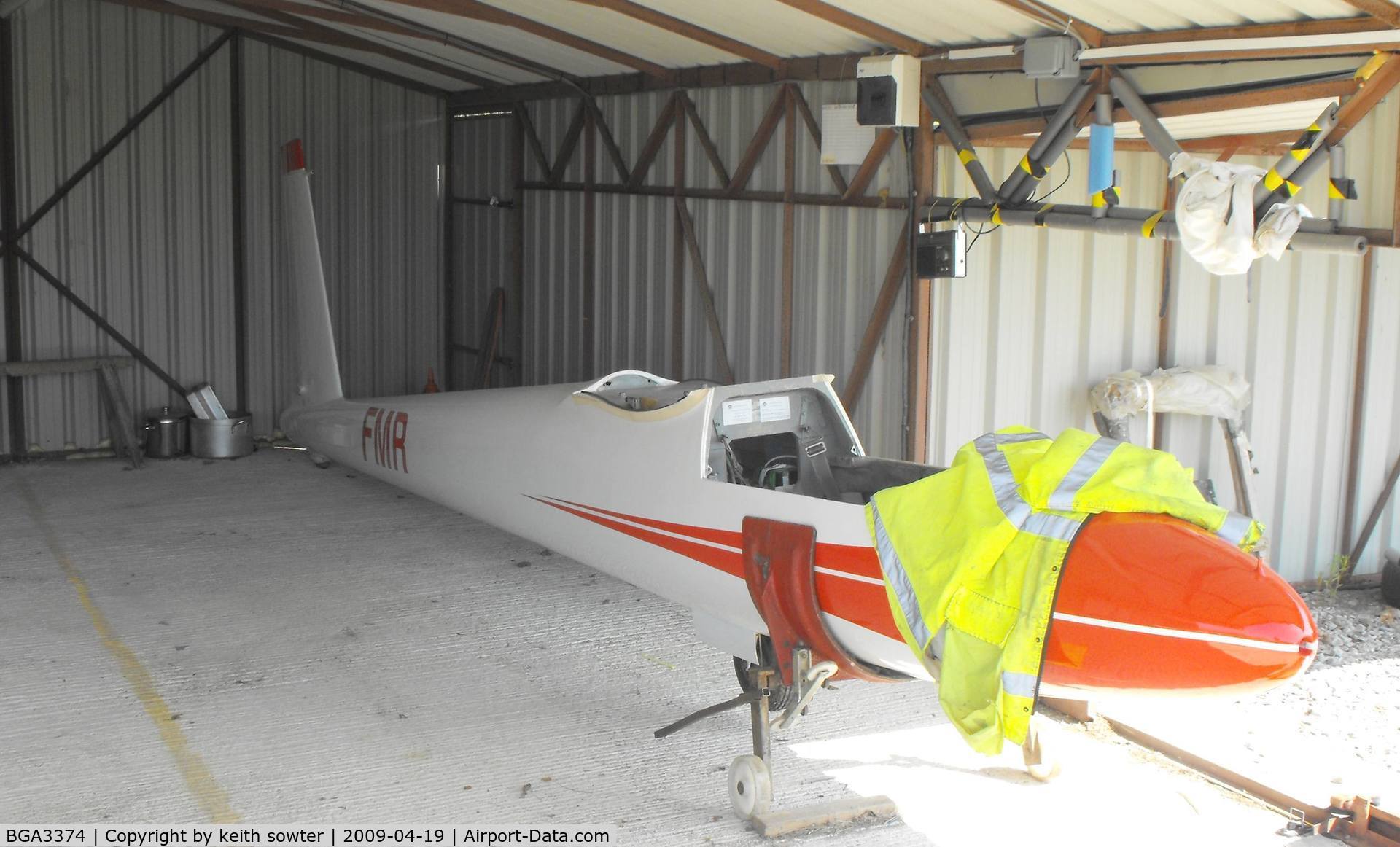 BGA3374, Neukom S-2 Elfe C/N 05, Based glider at Camphill Farm, Derbyshire