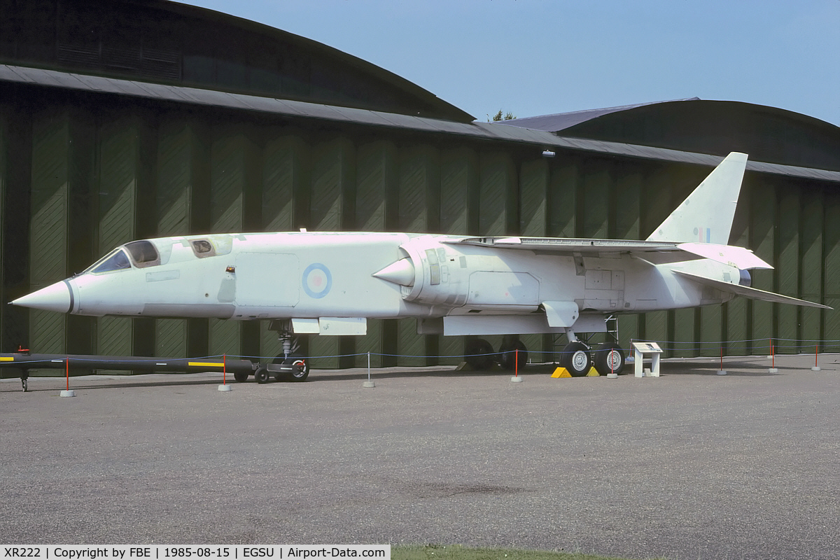 XR222, 1964 BAC TSR-2 C/N XO-4, TSR.2 at Duxford