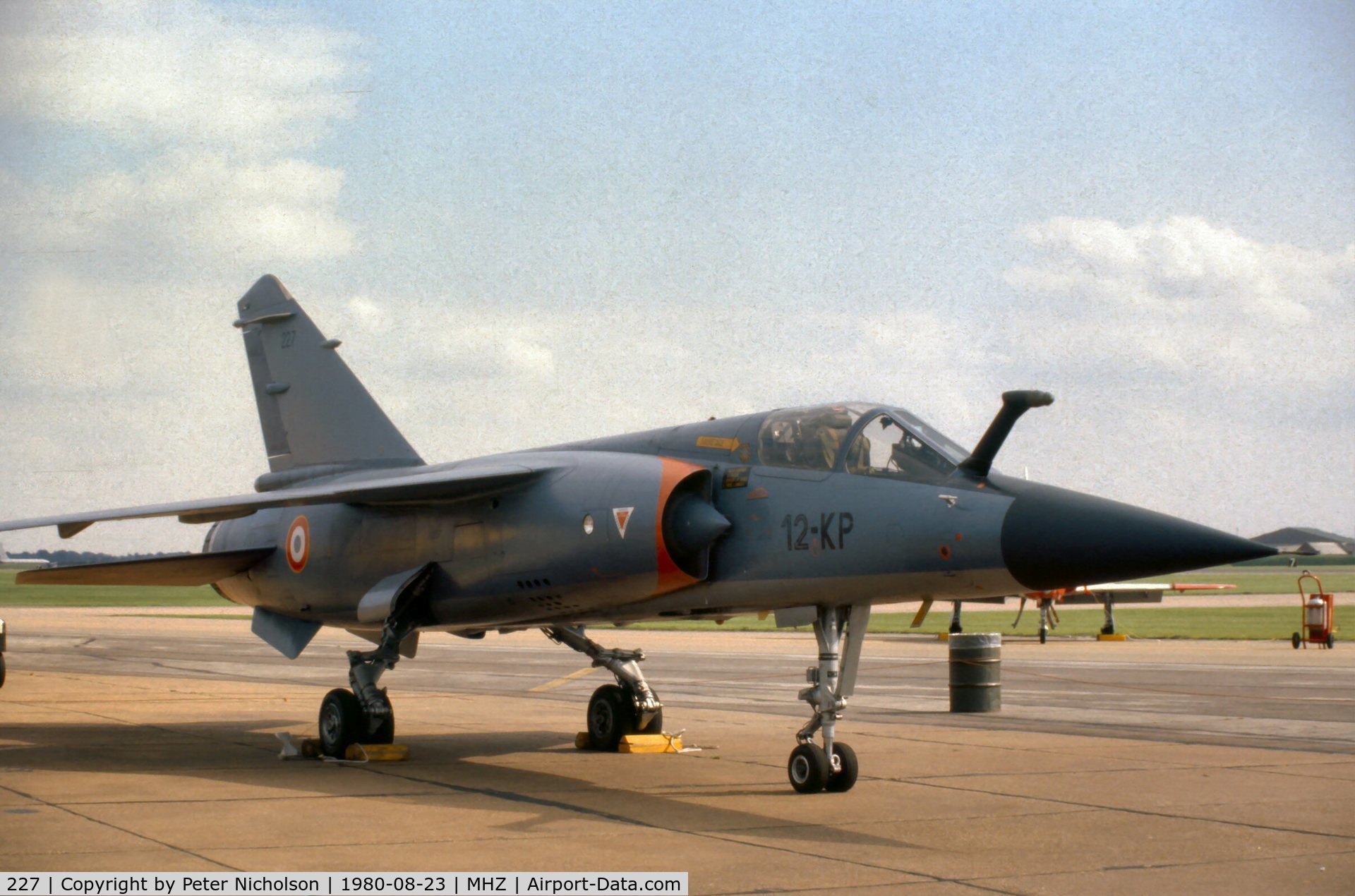 227, Dassault Mirage F.1C C/N 227, French Air Force Mirage F.1C 227 of EC.2/12 at the 1980 RAF Mildenhall Air Fete.
