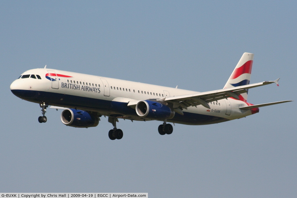 G-EUXK, 2007 Airbus A321-231 C/N 3235, British Airways