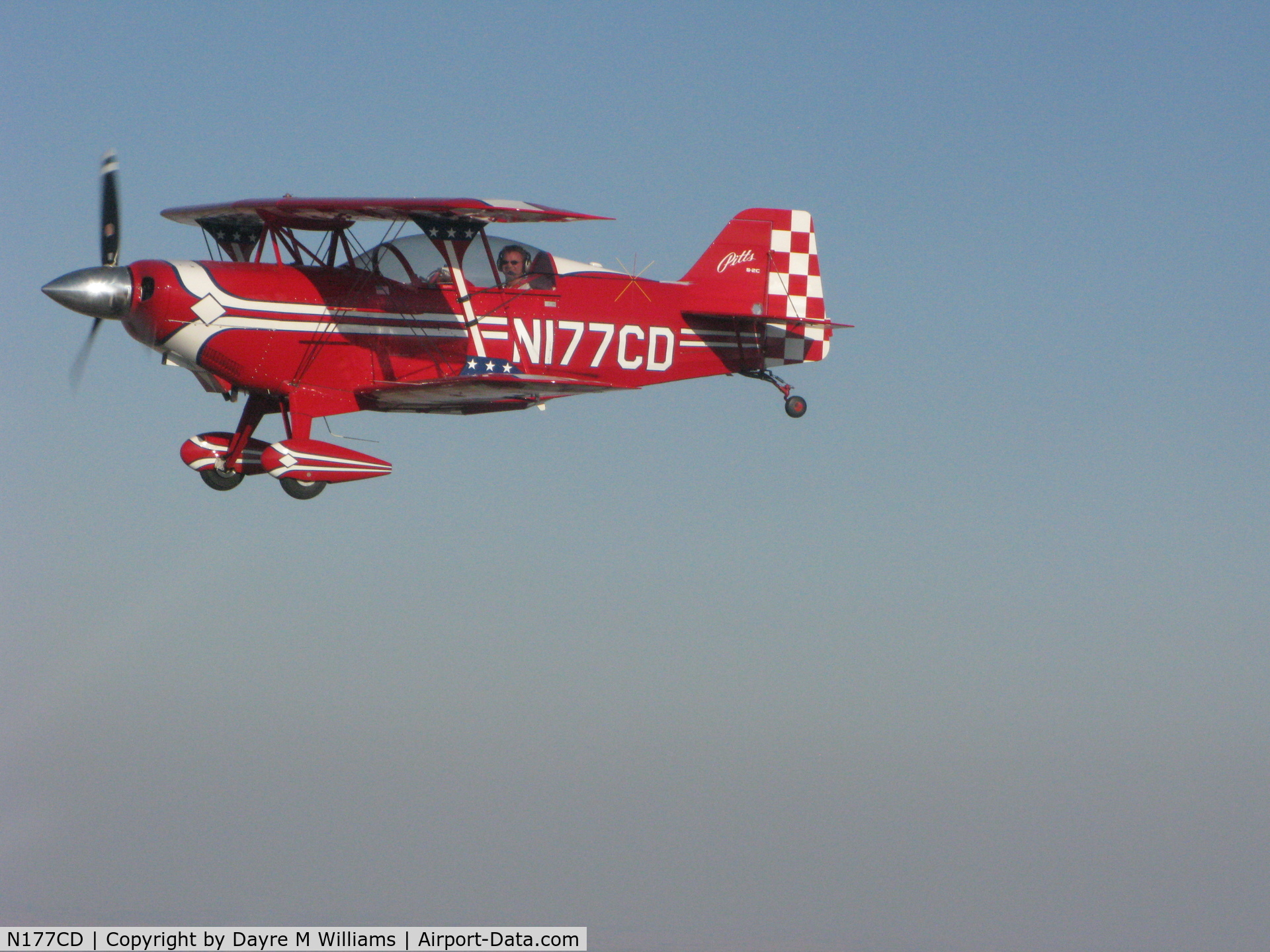 N177CD, 2004 Aviat Pitts S-2C Special C/N 6069, In flight Superior, Nebraska