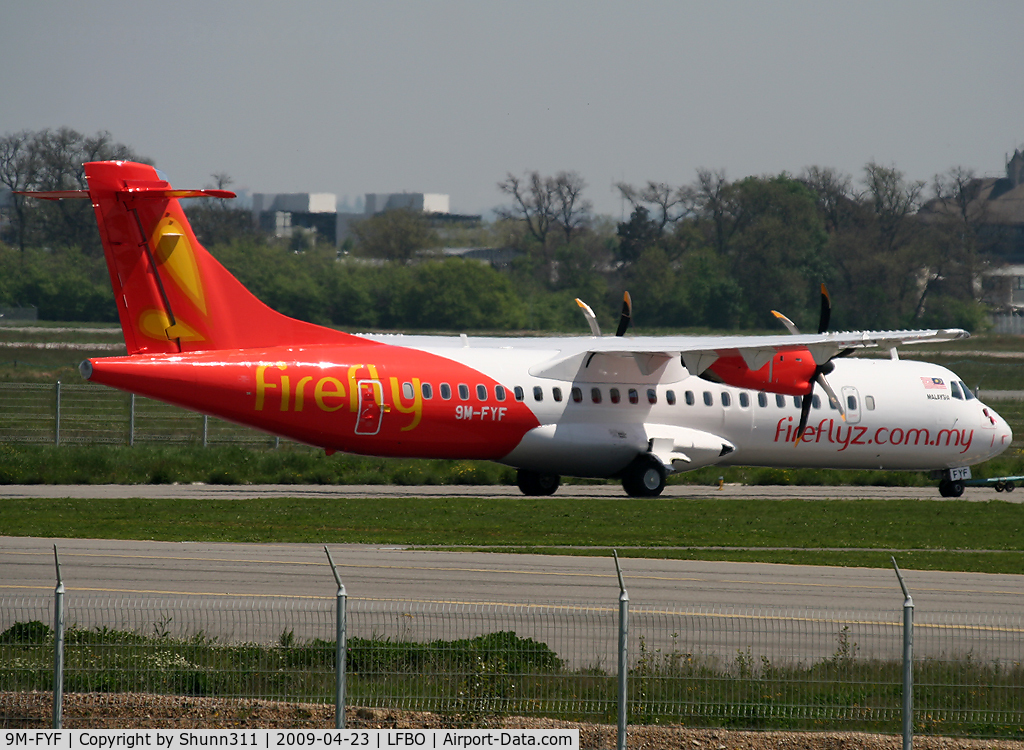 9M-FYF, 2009 ATR 72-212A C/N 860, Tracted for delivery...
