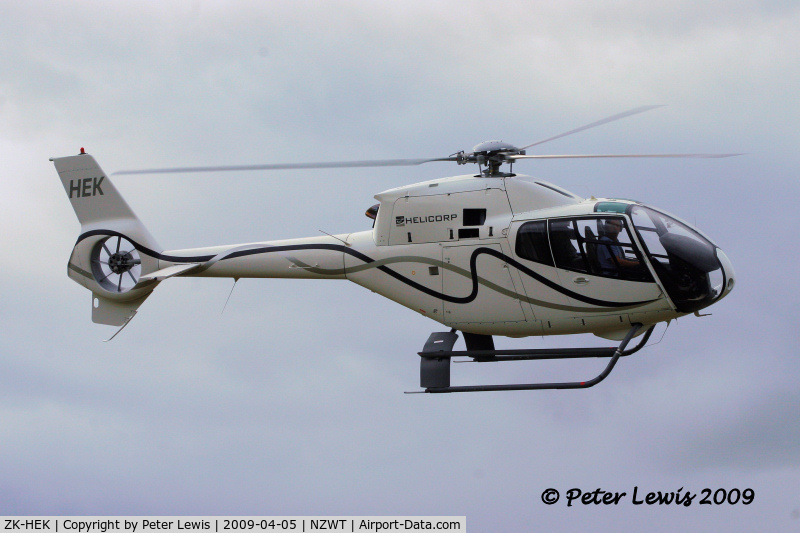 ZK-HEK, 1999 Eurocopter EC-120B Colibri C/N 1023, Helicopter Corporation Ltd., Hamilton