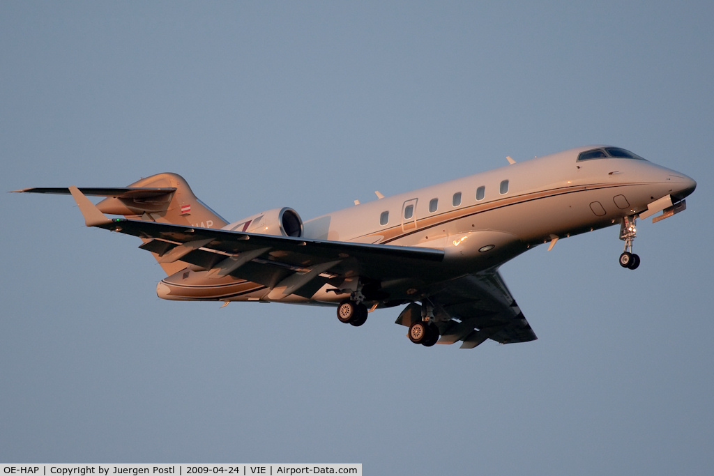 OE-HAP, 2008 Bombardier Challenger 300 (BD-100-1A10) C/N 20226, Bombardier BD-100-1A10 Challenger 300