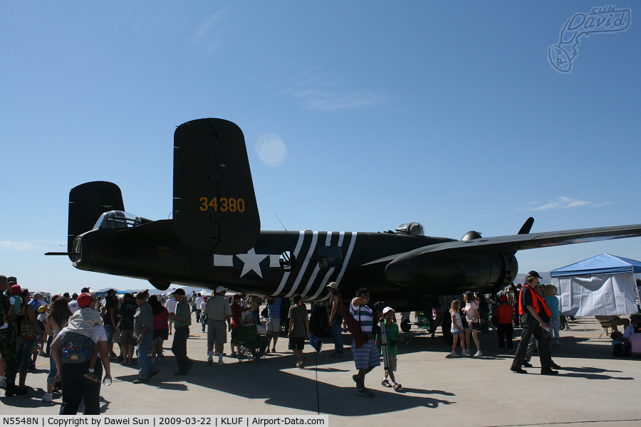 N5548N, 1943 North American B-25H Mitchell C/N 98-21107, Luke Airshow 2009