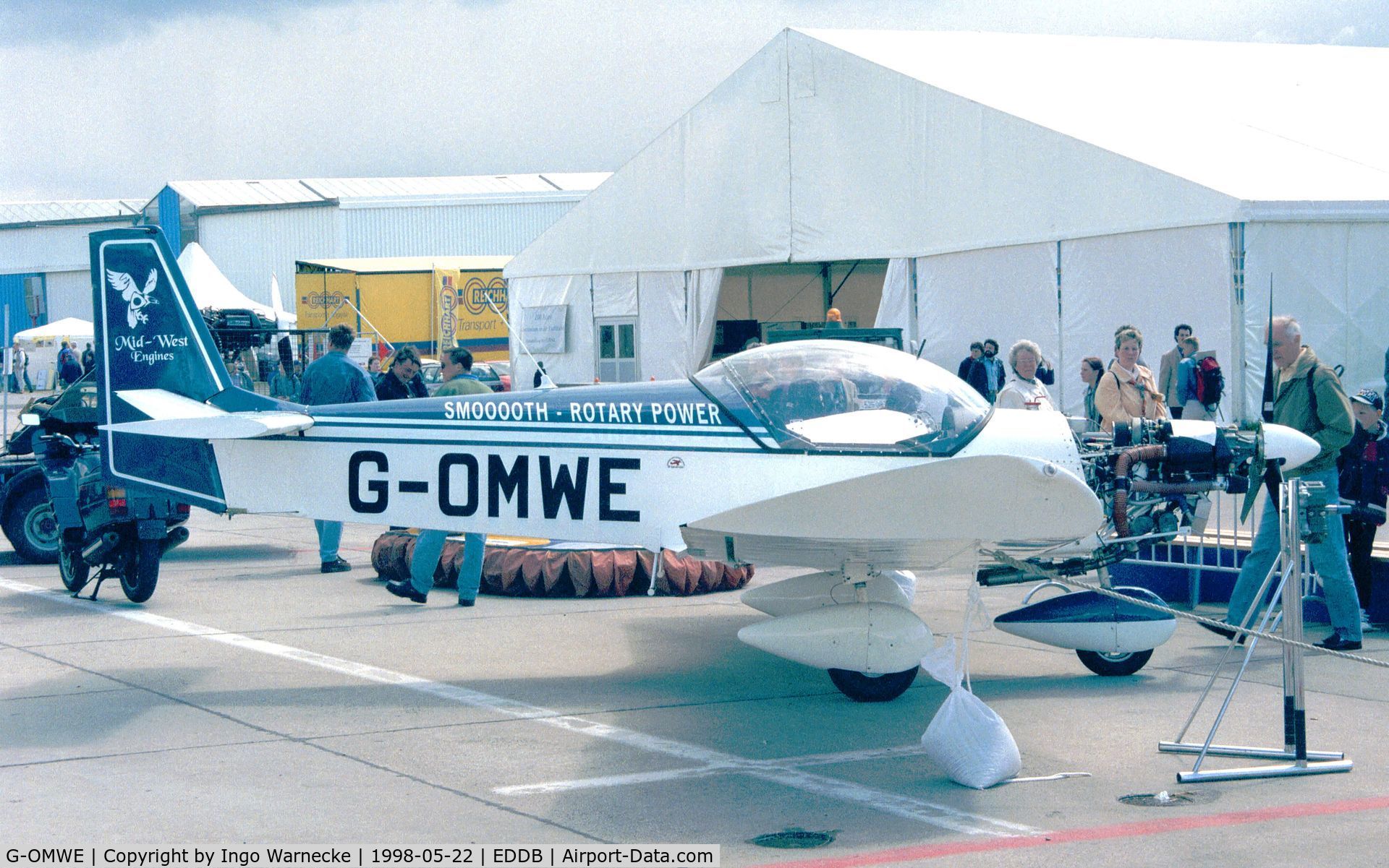 G-OMWE, 1997 Zenair CH-601 HD Zodiac C/N PFA 162-12740, Zenair CH-601HD at the ILA 1998, Berlin
