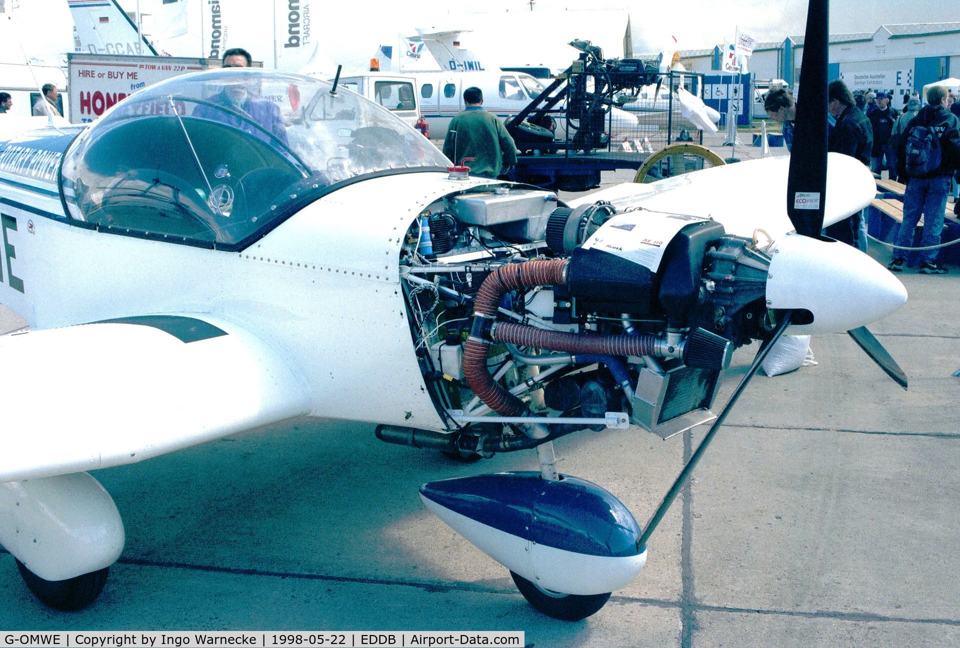 G-OMWE, 1997 Zenair CH-601 HD Zodiac C/N PFA 162-12740, Zenair CH-601HD (rotary engine installation) at the ILA 1998, Berlin