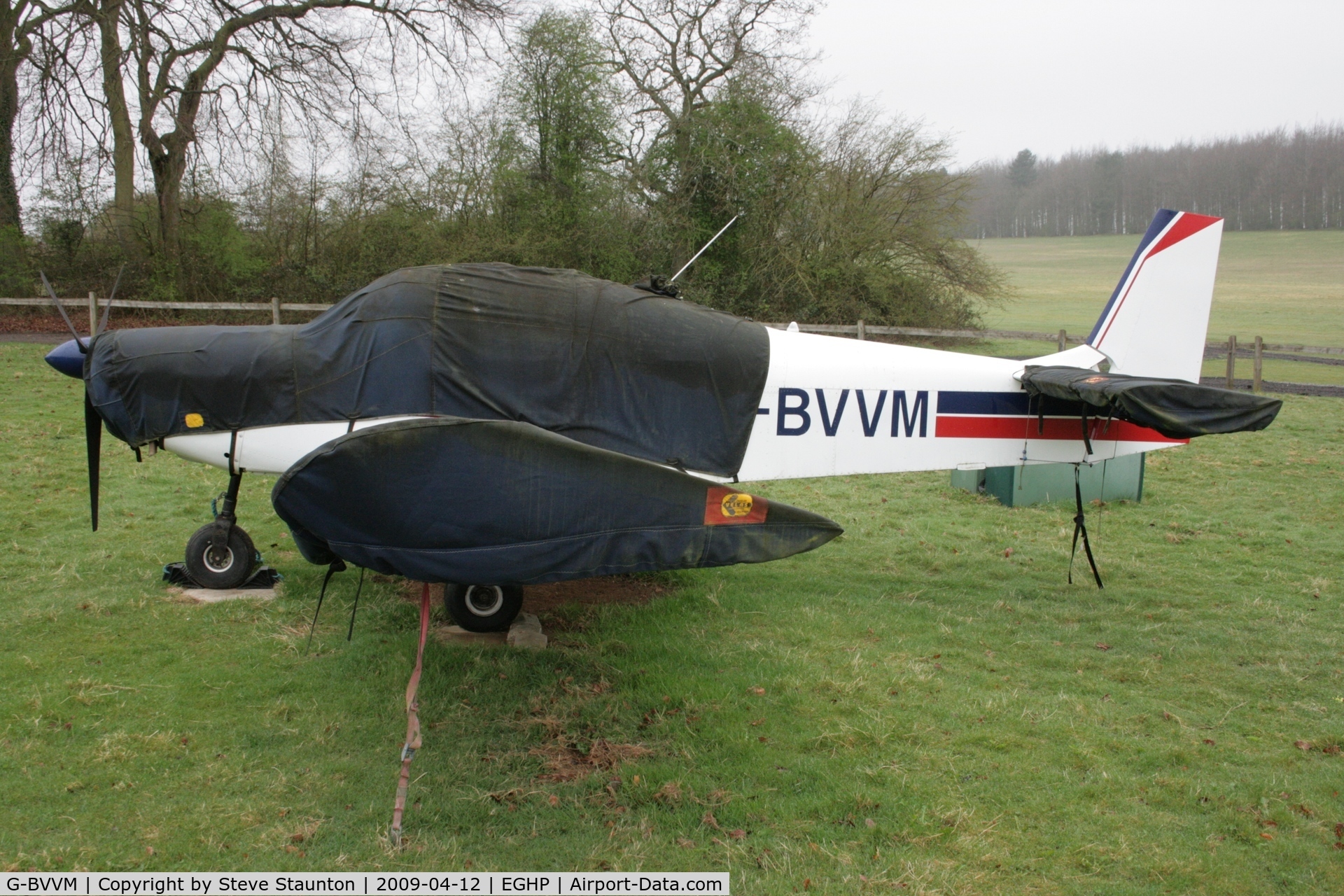 G-BVVM, 1996 Zenair CH-601 HD Zodiac C/N PFA 162-12539, Taken at Popham Airfield, England on a gloomy April Sunday (12/04/09)