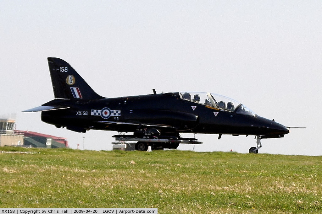 XX158, 1982 Hawker Siddeley Hawk T.1A C/N 004/312004, RAF No 4 FTS/19(R) Sqn