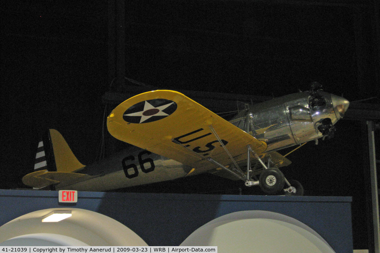 41-21039, 1941 Ryan PT-22 Recruit (ST3KR) C/N 2248, Museum of Aviation, Robins AFB, Ex. N883D