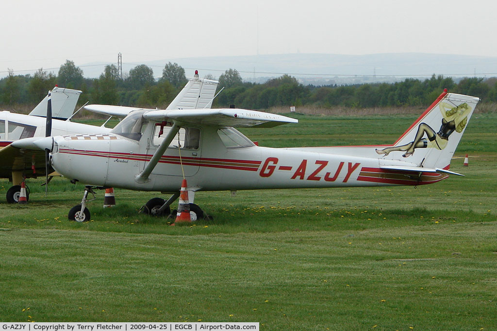 G-AZJY, 1972 Reims FRA150L Aerobat C/N 0126, Cessna 150 at Manchester Barton