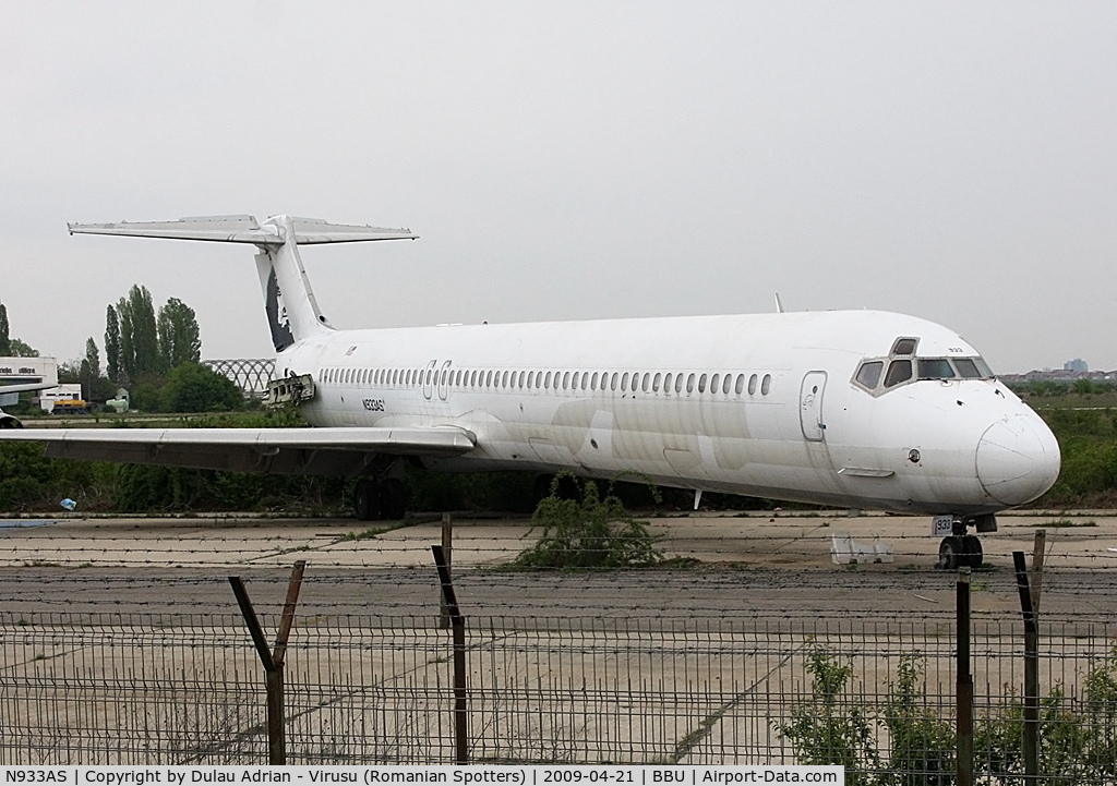 N933AS, 1985 McDonnell Douglas MD-82 (DC-9-82) C/N 49234, At Baneasa Airport Bucharest, Romania