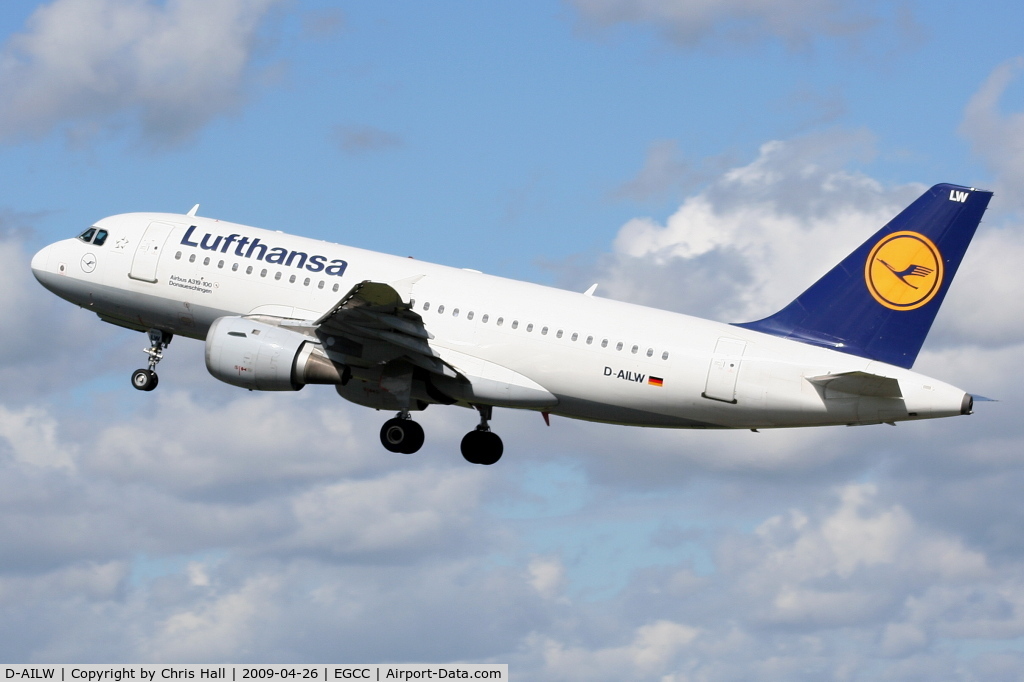 D-AILW, 1998 Airbus A319-114 C/N 853, Lufthansa