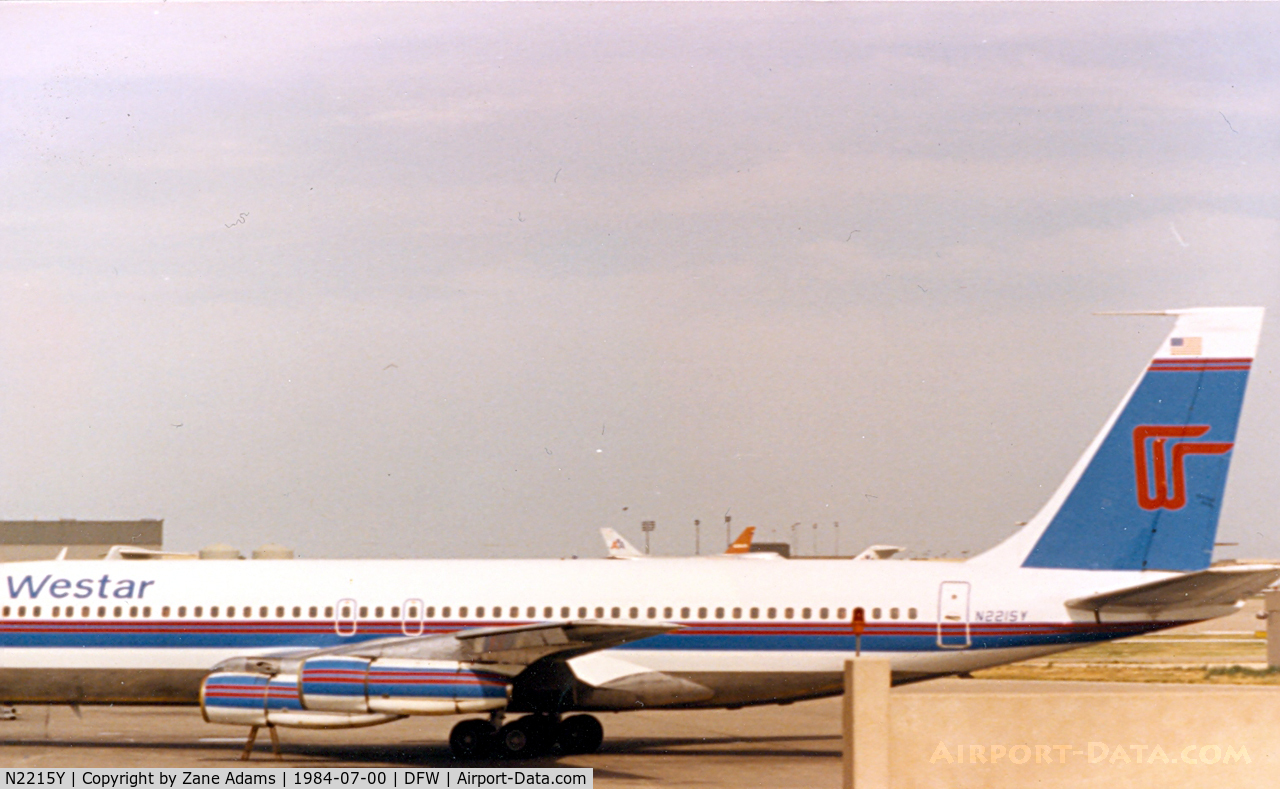 N2215Y, 1967 Boeing 707-351C C/N 19631, Weststar Airlines at DFW