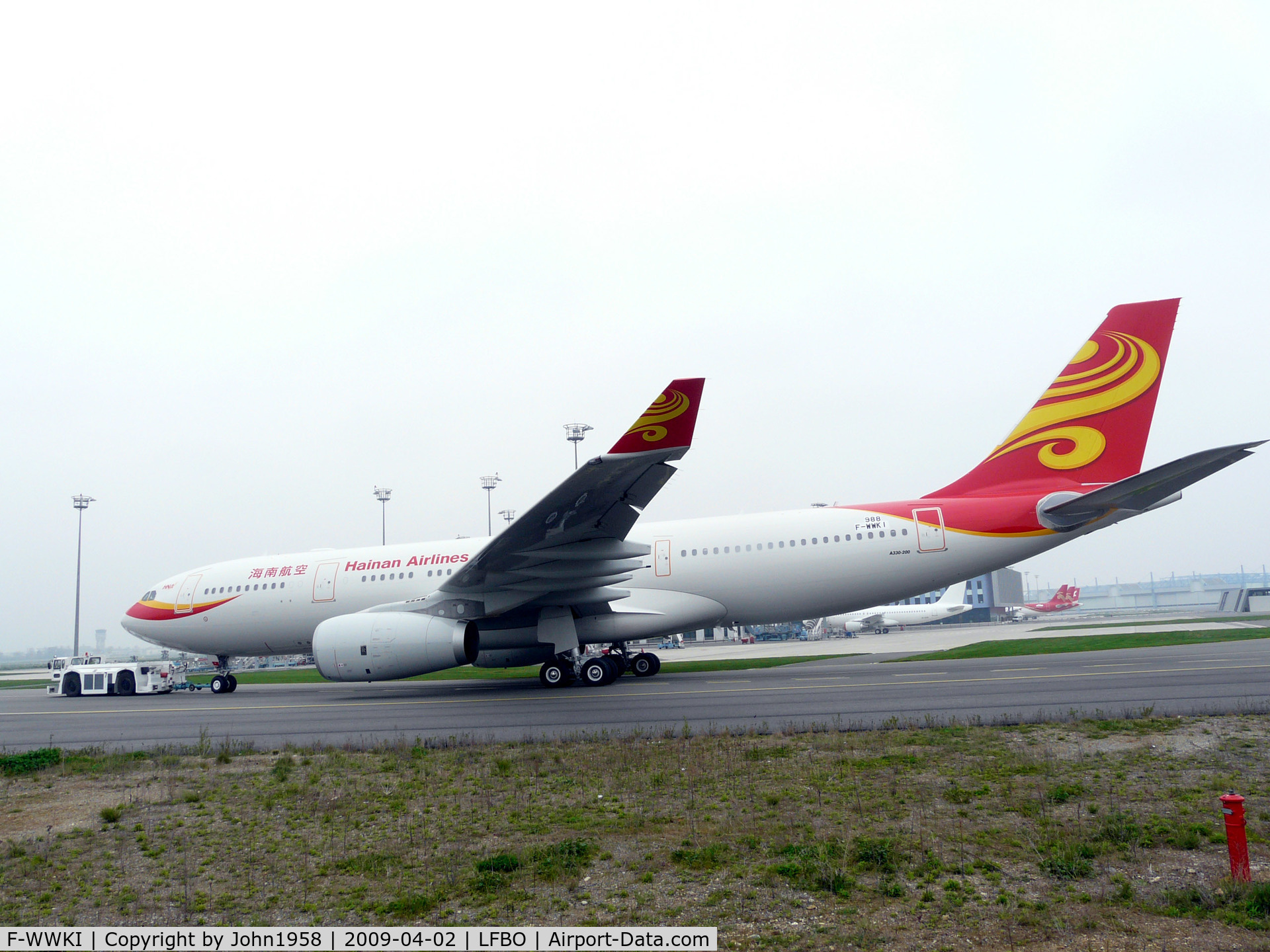F-WWKI, 2009 Airbus A330-243 C/N 988, A330, msn 988, was to go to Hainan, now to Garuda?