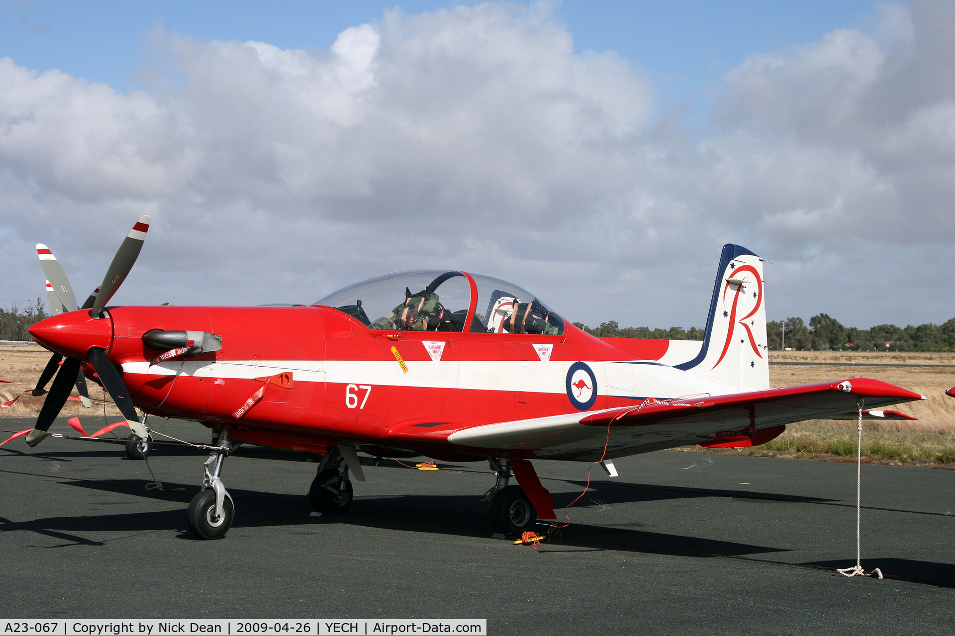 A23-067, Pilatus PC-9A C/N 567, YECH