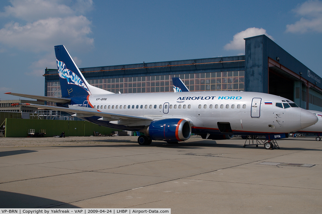 VP-BRN, 1992 Boeing 737-5Y0 C/N 25191, Aeroflot Nord Boeing 737-500