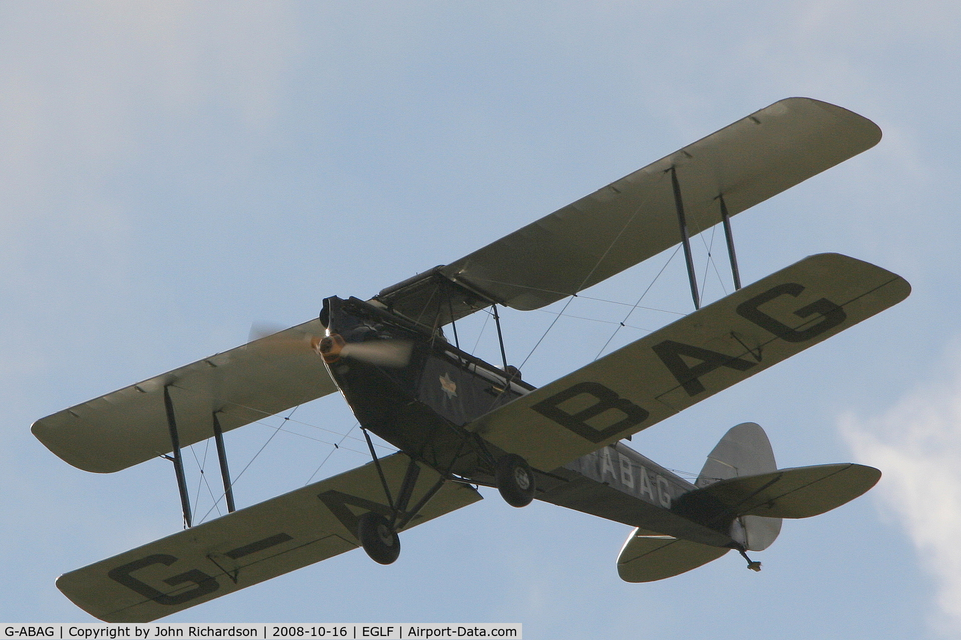 G-ABAG, 1930 De Havilland DH60G Gipsy Moth C/N 1259, At Cody Centenary