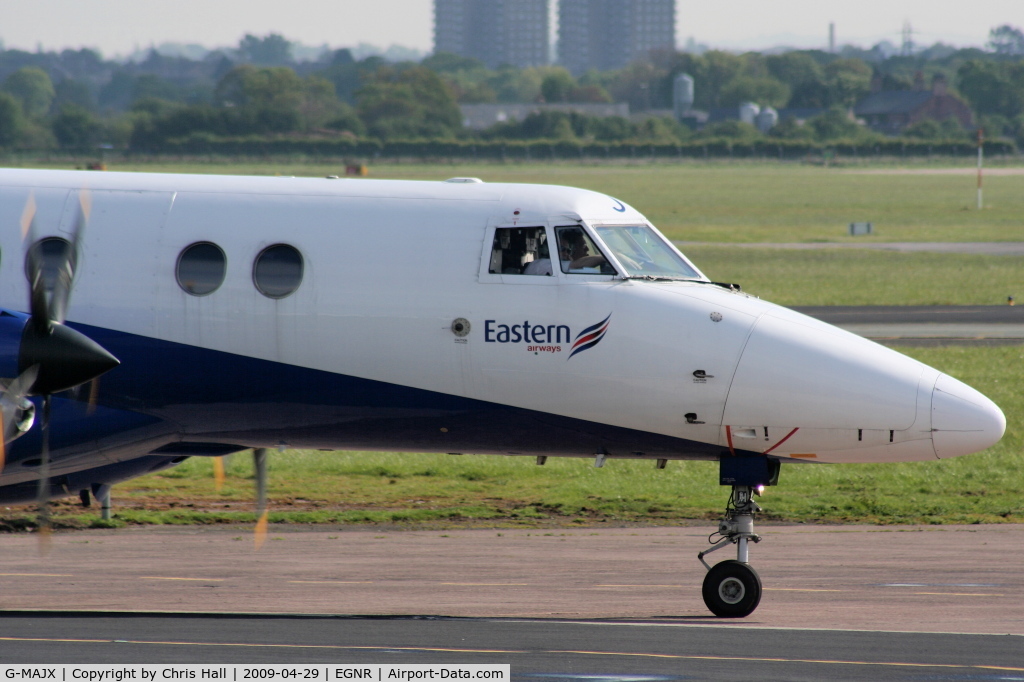 G-MAJX, 1997 British Aerospace Jetstream 41 C/N 41098, Eastern Airways