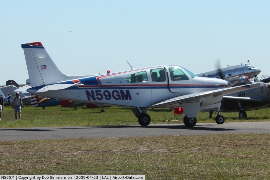 N59GM, 1981 Beech F33A Bonanza C/N CE-964, Sun N Fun 2009 - Lakeland, Florida