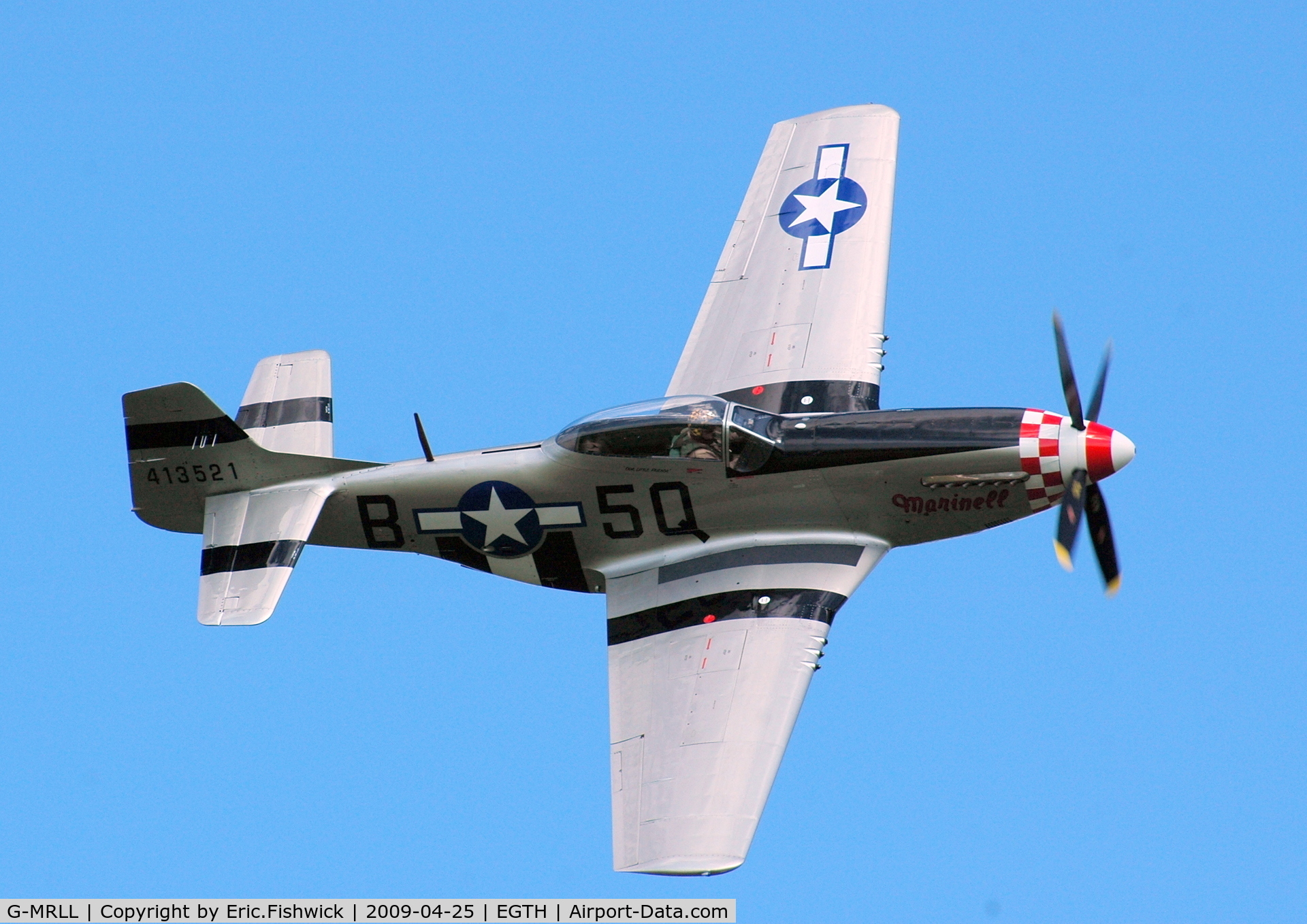 G-MRLL, 1943 North American P-51D Mustang C/N 109-27154, 42. G-MRLL at Shuttleworth (Old Warden) Aerodrome for The Spitfire Society