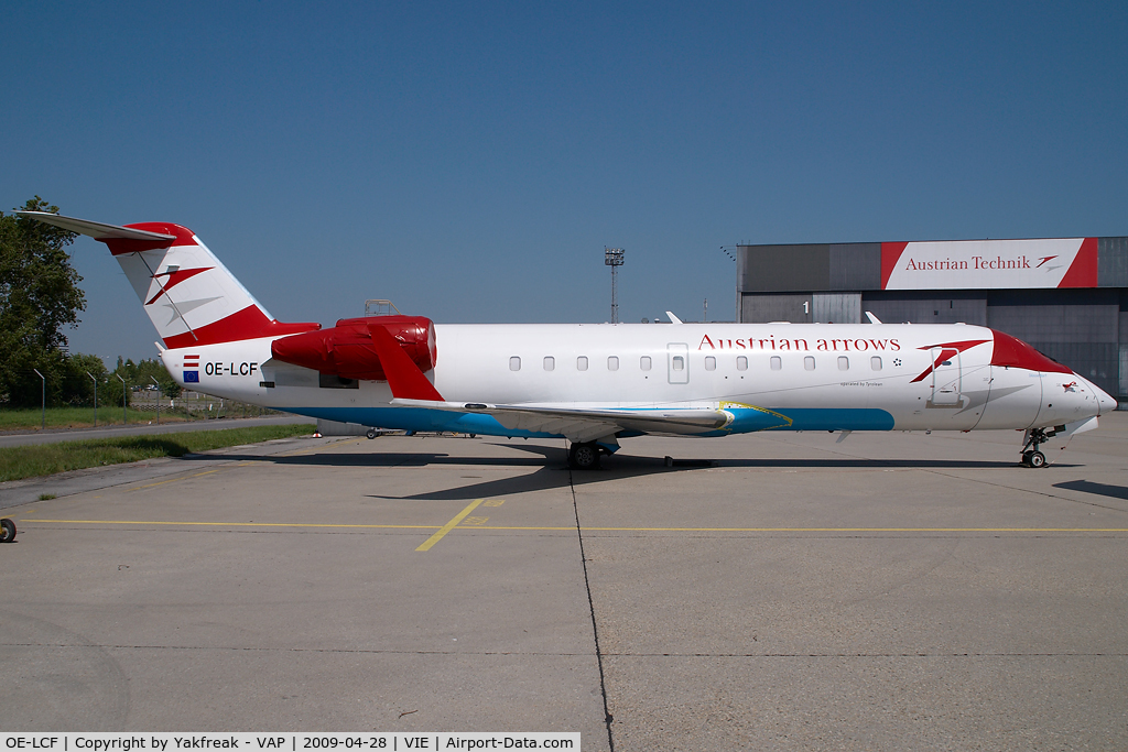 OE-LCF, 1996 Canadair CRJ-200LR (CL-600-2B19) C/N 7094, Austrian Arrows Regionaljet