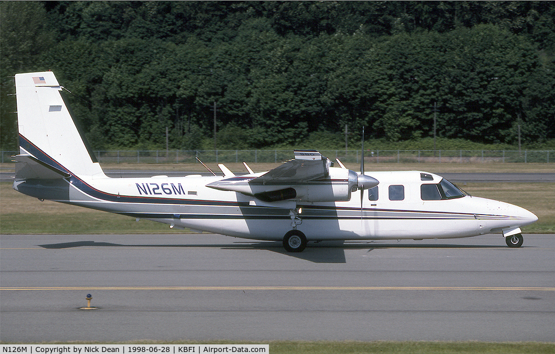 N126M, 1980 Rockwell Commander 695 C/N 95033, KBFI