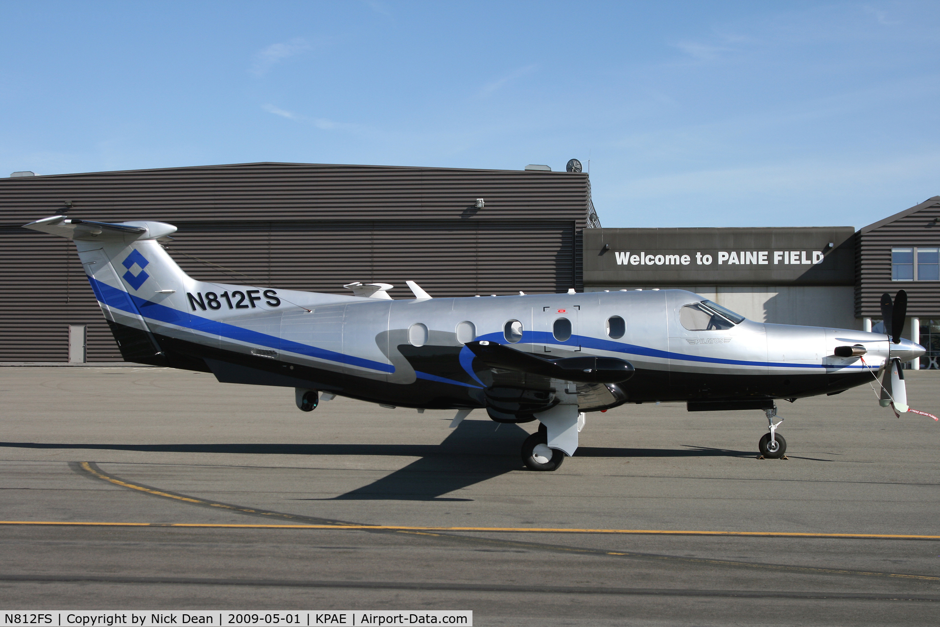 N812FS, 2008 Pilatus PC-12/47E C/N 1077, KPAE