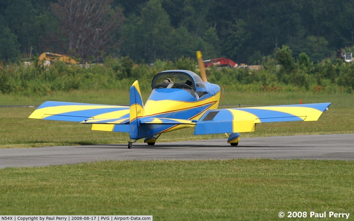 N54X, 1998 Vans RV-6 C/N 23158, Even the wings.  Nice touch, I must say.