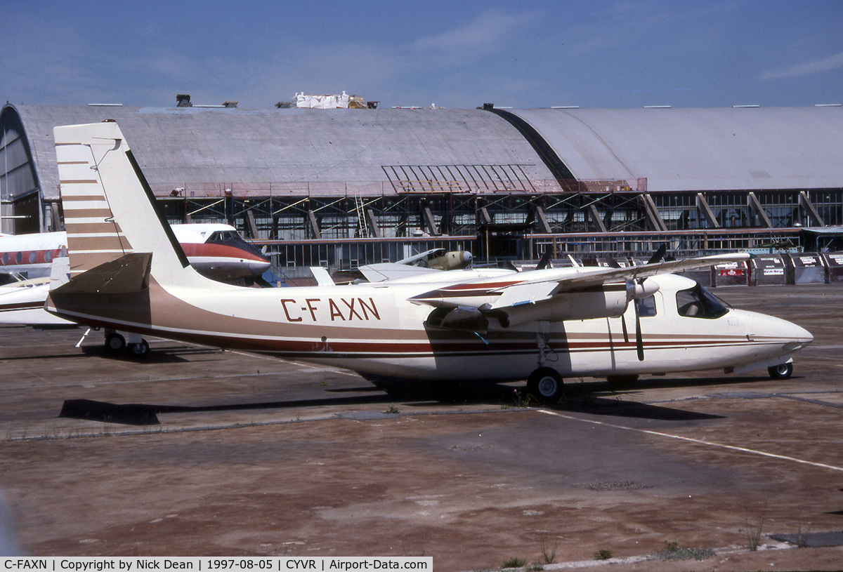 C-FAXN, 1966 Aero Commander 680V Turbo Commander C/N 1546-9, CYVR