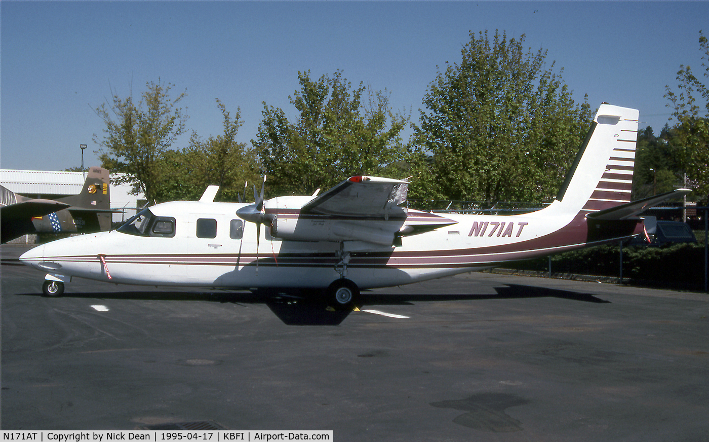 N171AT, 1966 Aero Commander 680V Turbo Commander C/N 1616-49, KBFI
