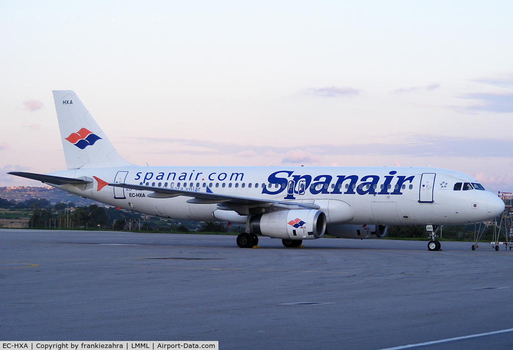 EC-HXA, 2001 Airbus A320-232 C/N 1497, Spanair