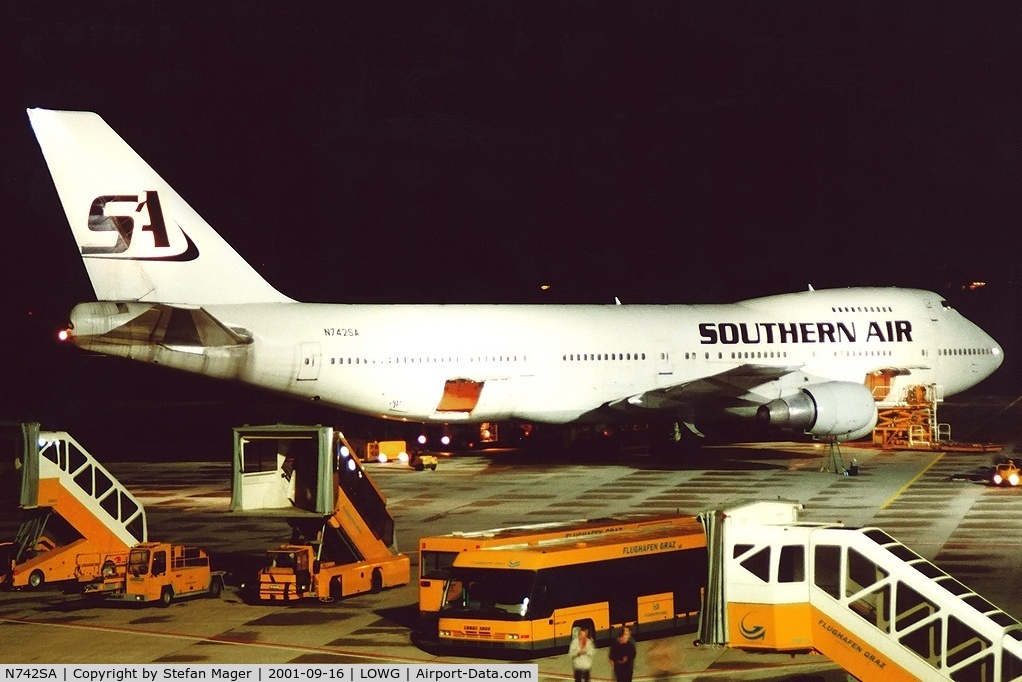N742SA, 1981 Boeing 747-230B C/N 22669, Southern Air Transport B742F at GRZ