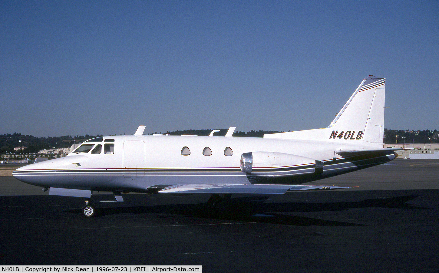 N40LB, 1965 North American NA-265-40 Sabreliner C/N 282-36, KBFI