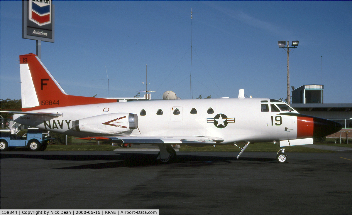 158844, North American Rockwell CT-39G Sabreliner C/N 306-55, KPAE