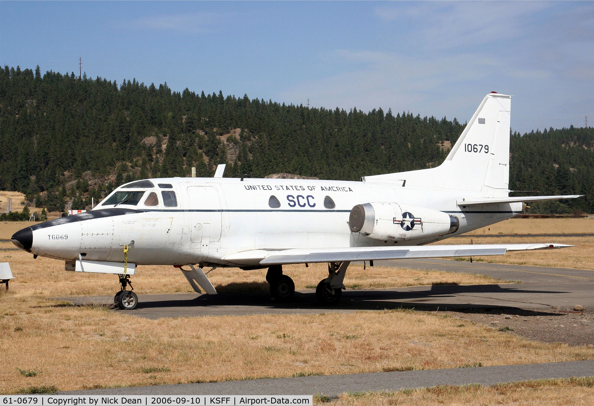 61-0679, 1961 North American CT-39A Sabreliner C/N 265-82, KSFF Spokane Community College