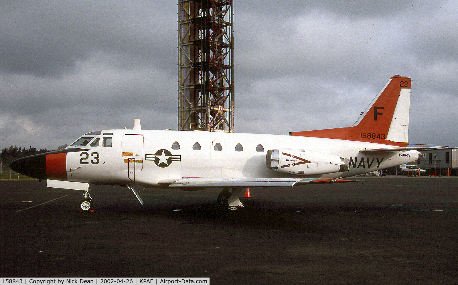 158843, 1971 North American Rockwell CT-39G Sabreliner C/N 306-52, KPAE