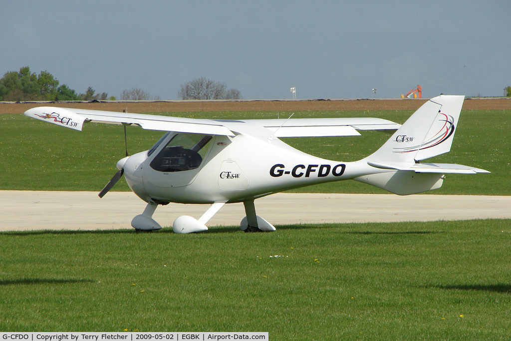 G-CFDO, 2008 Flight Design CTSW C/N 8366, Sports Aircraft At Sywell in May 2009