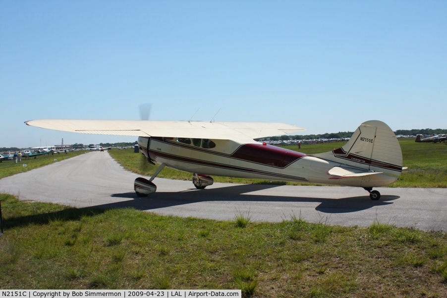 N2151C, 1954 Cessna 195B Businessliner C/N 16136, Sun N Fun 2009 - Lakeland, Florida